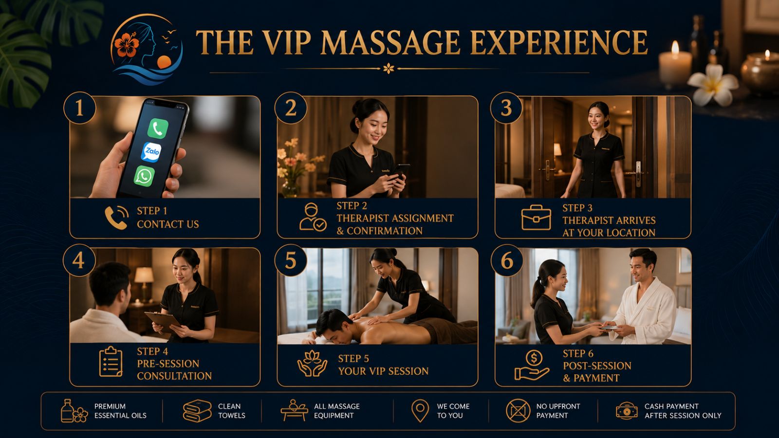 the vip massage experience